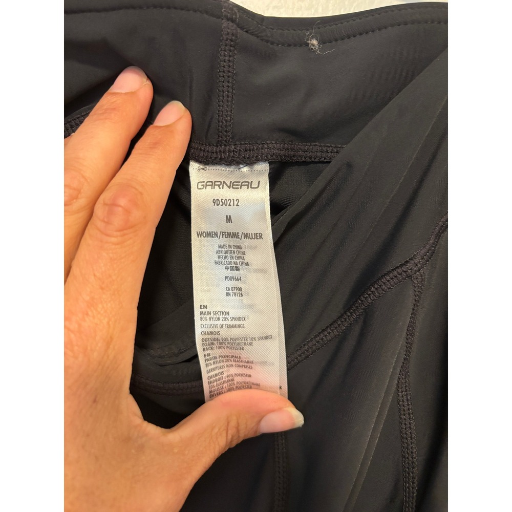 Louis Garneau Womens Black Gel Padded Cycling Shorts Size Medium - Picture 4 of 7